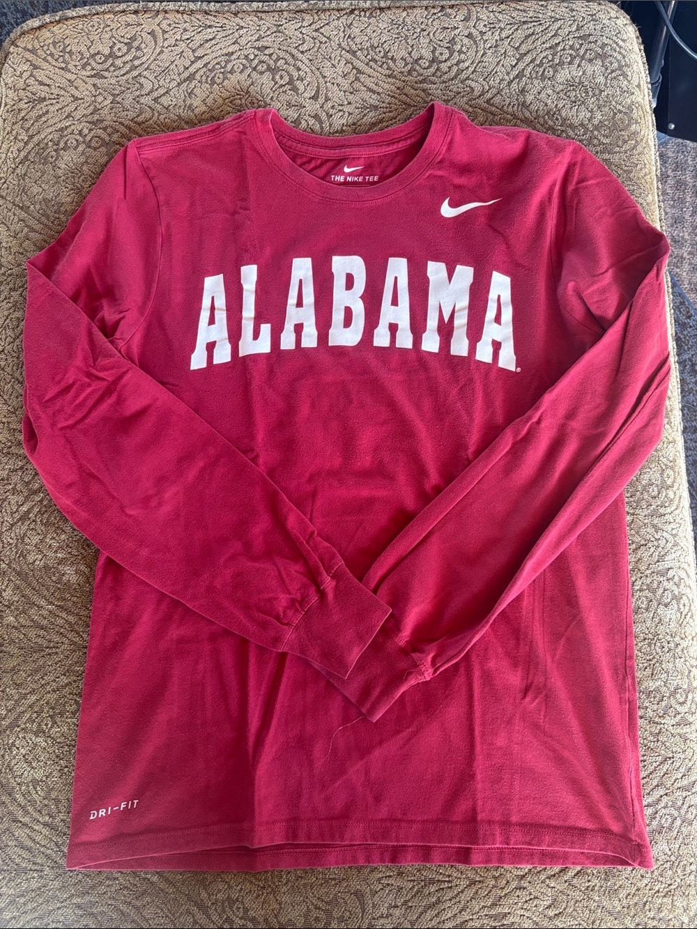Nike Crimson Alabama Long-Sleeve Tee